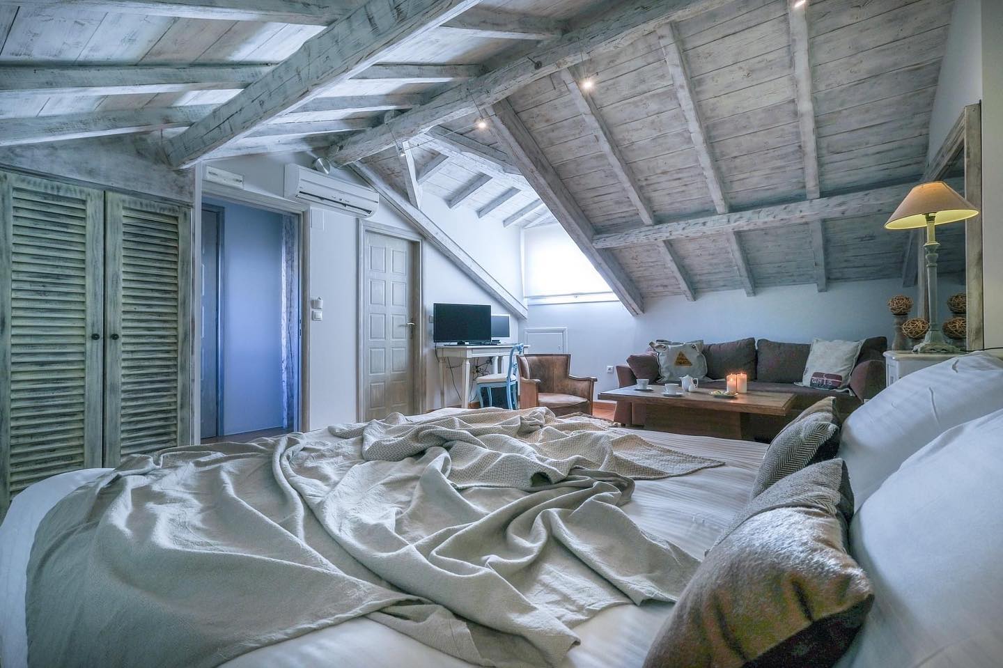 16. the Crimson Velvet Settee and Starlit Skylight Retreat