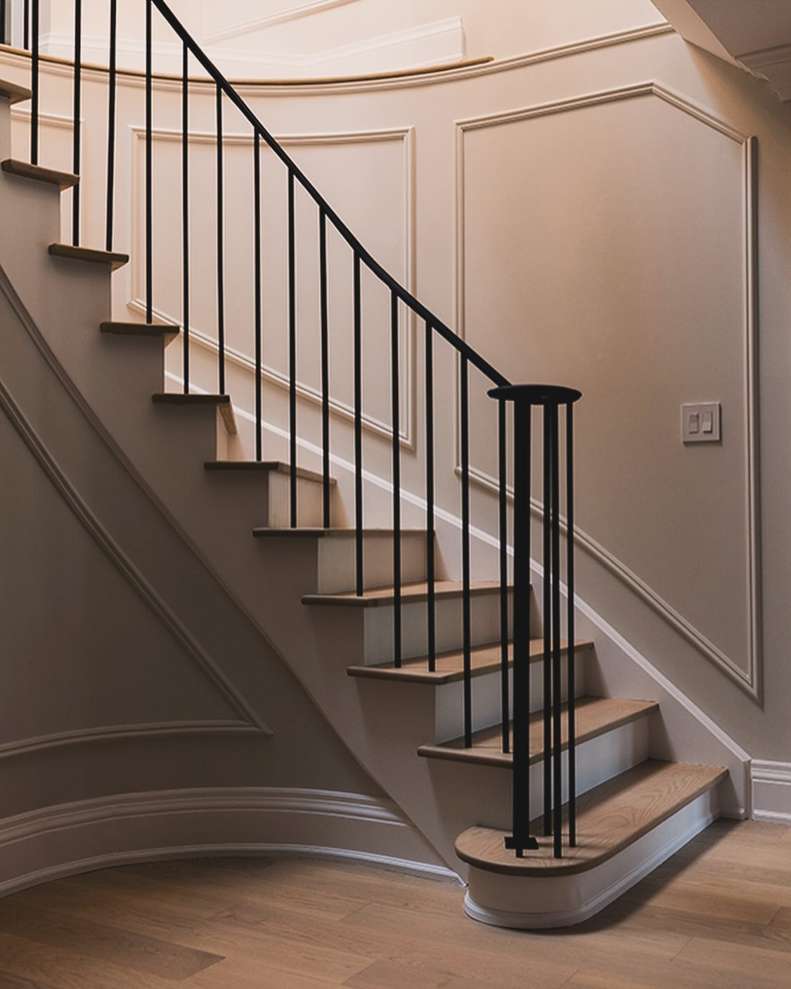 36. the Asymmetrical Zigzag Staircase with Monochrome Shadows