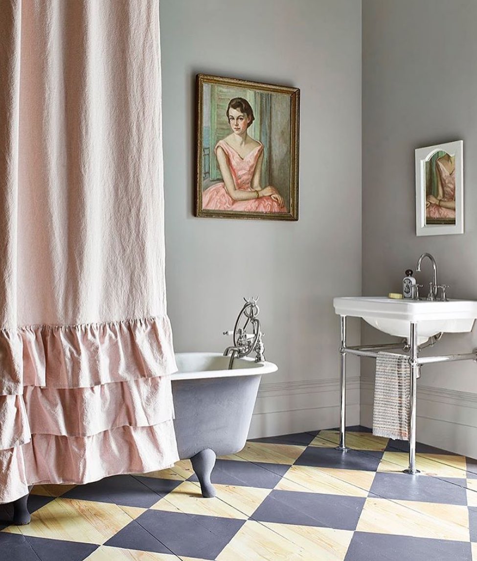 14. the Crimson Cascade: a Velvet Drape with Gold Tassels Over a Clawfoot Tub