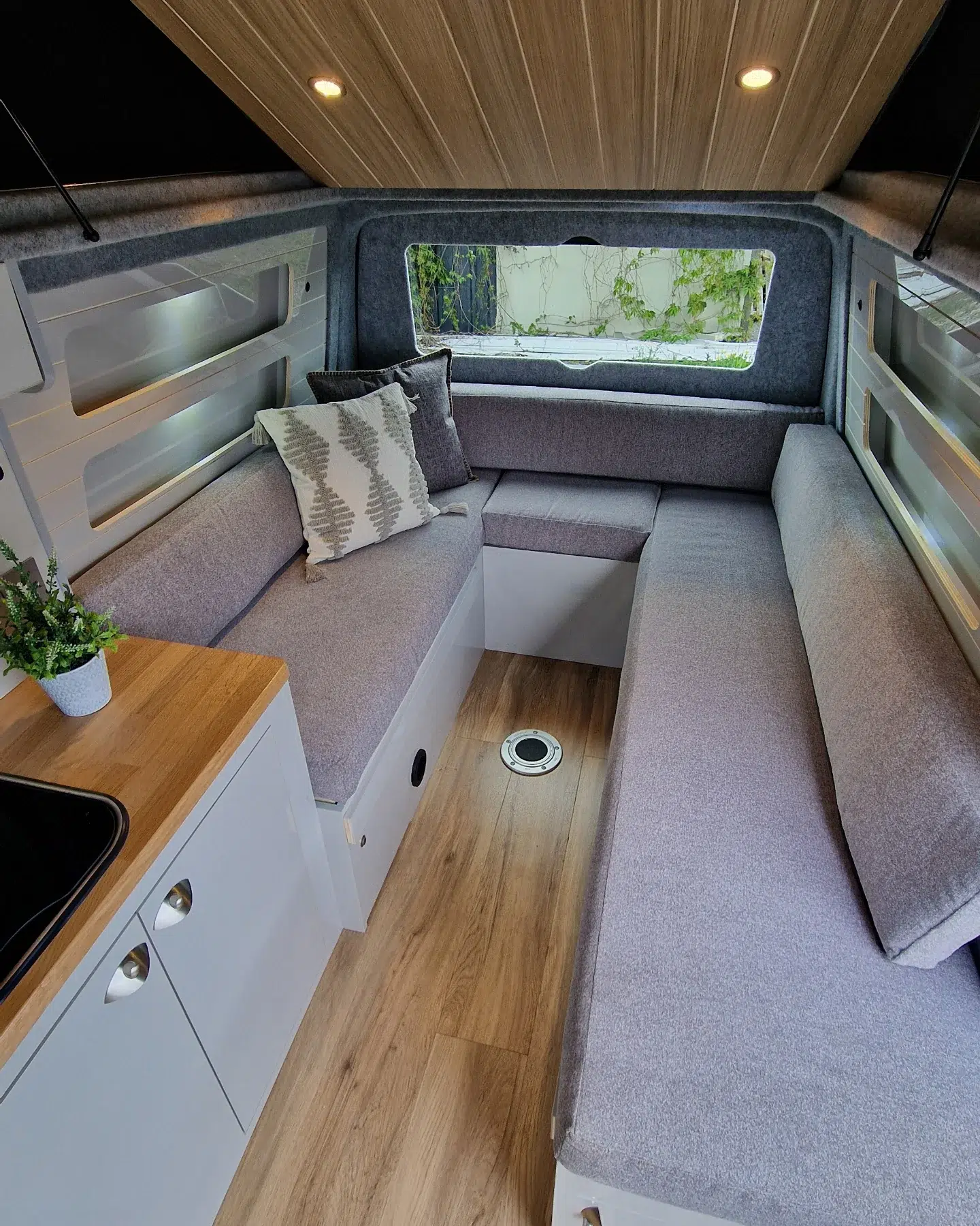 7. Moonlit Forest Camper Nook with Starry Sky Ceiling