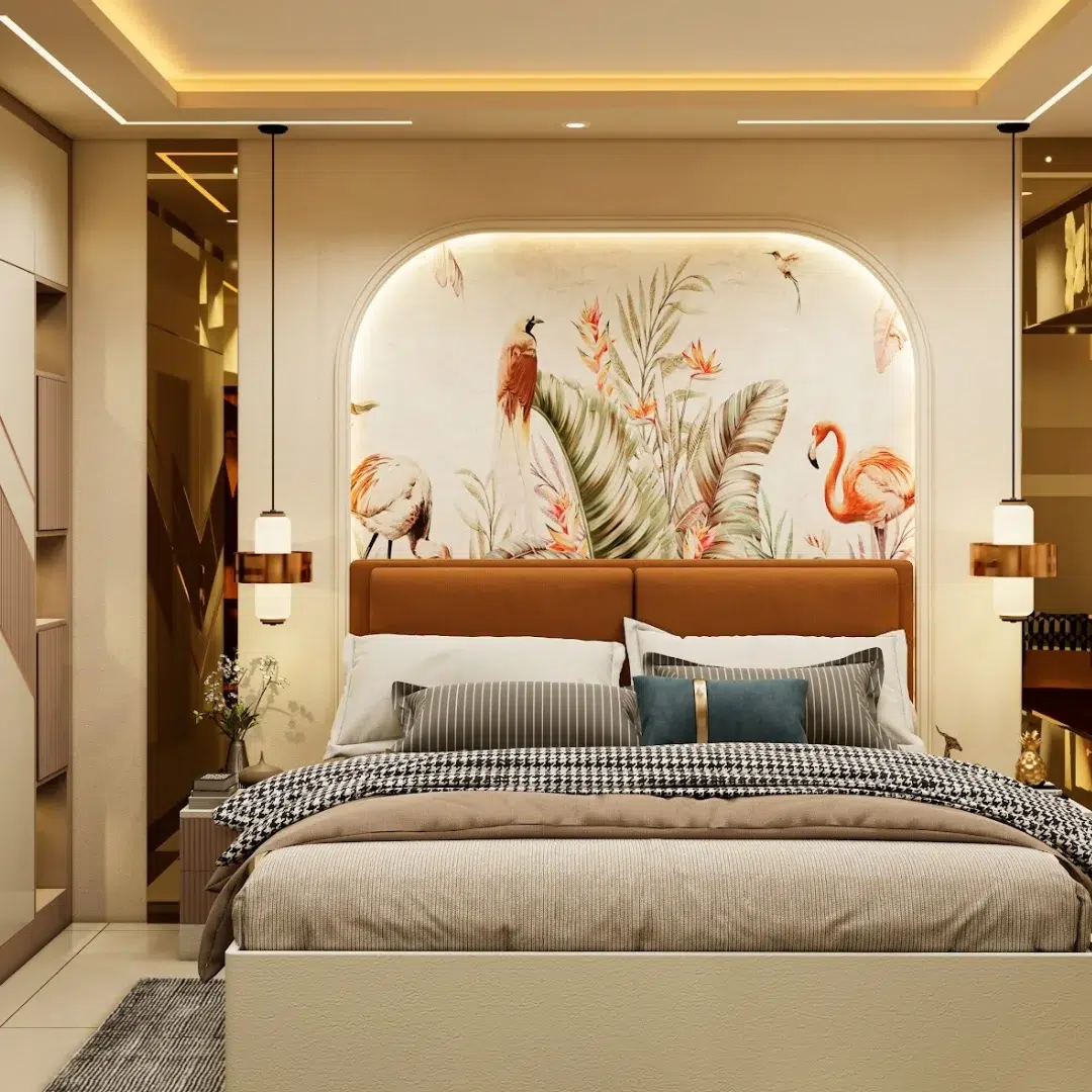 7. the Cerulean Waves Of Serenity with Geometric Intrusions