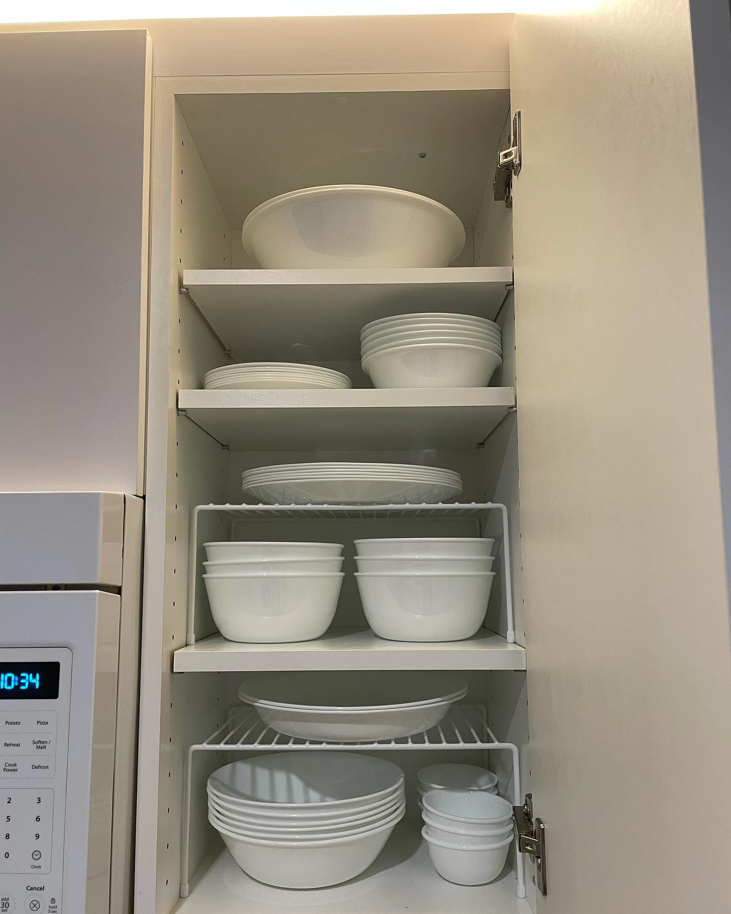 31. Translucent Turquoise Trays and Rustic Wooden Shelves Harmonizing In a Cozy Kitchen Nook