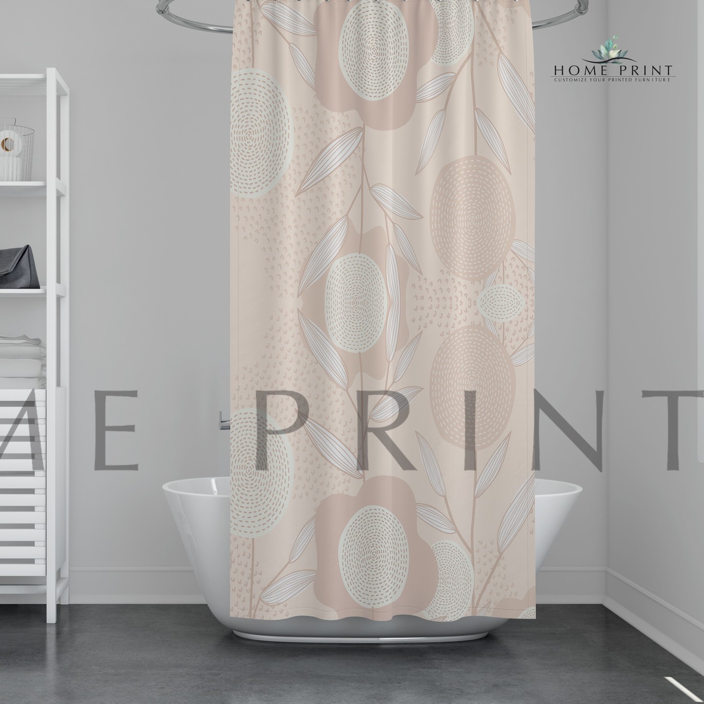 13. Moonlit Forest Green Drapes with Copper Accents Create a Serene Oasis