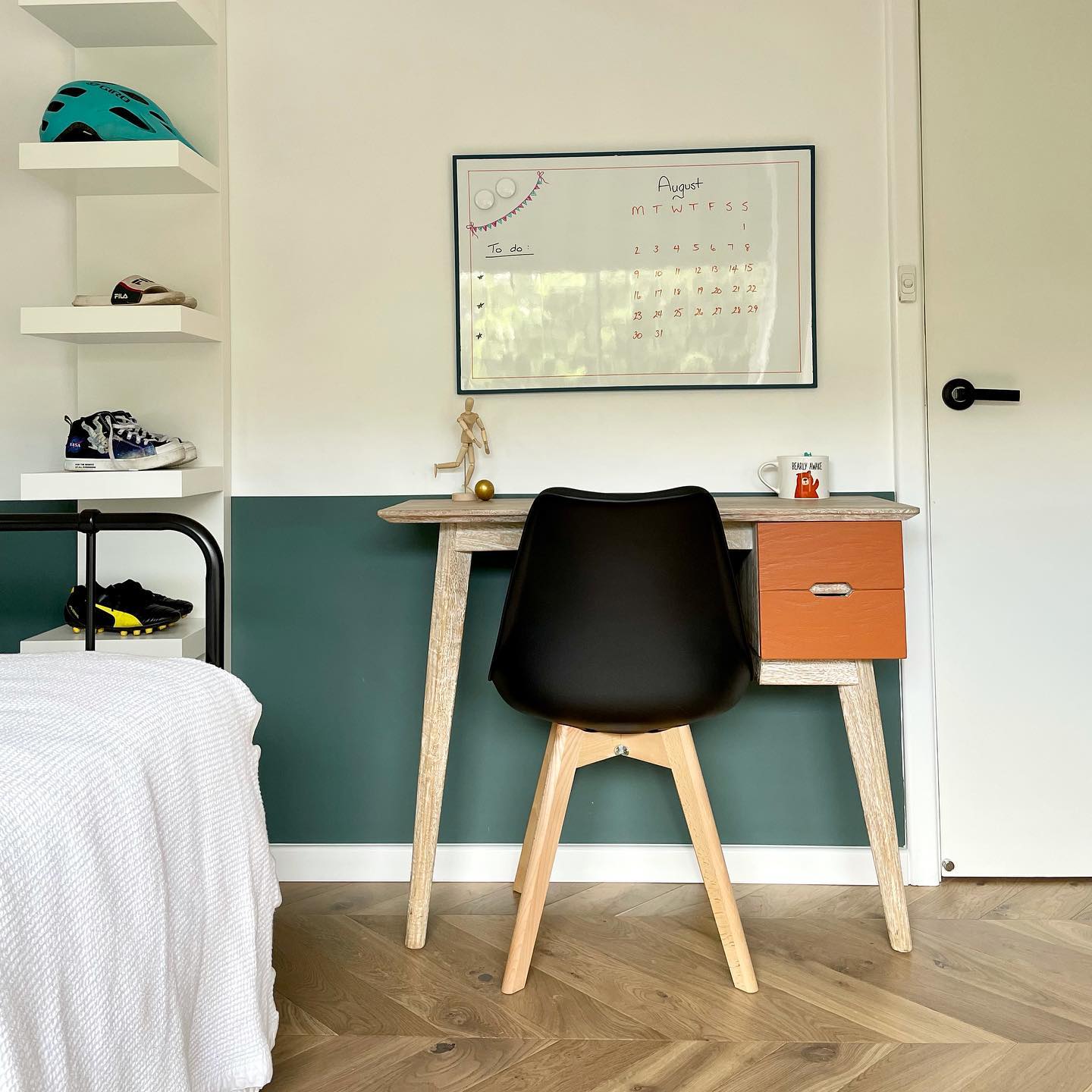 1. Moonlit Serenity: a Floating Bed Over a Starlit Office Nook