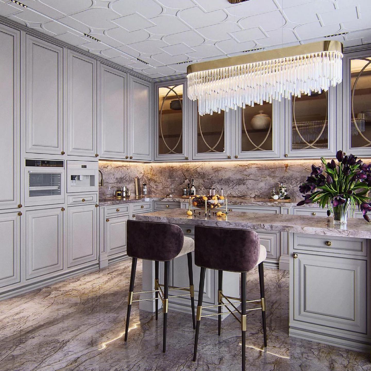 15. Floating Spice Rack and Clear Canisters: a Symphony Of Accessibility and Style