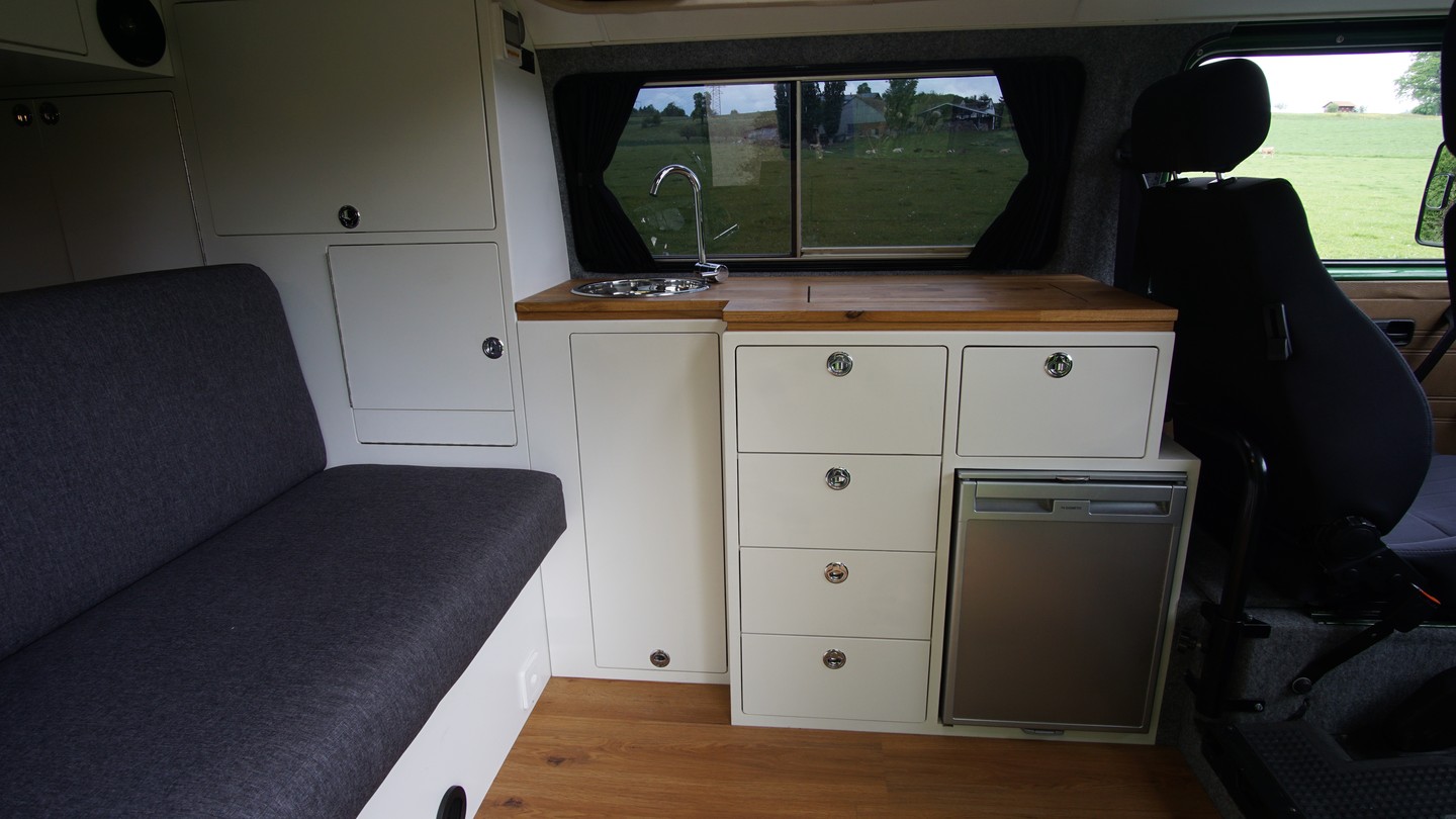 5. Moonlit Glow Compact Camper with Starry Fairy Lights and Cozy Nook