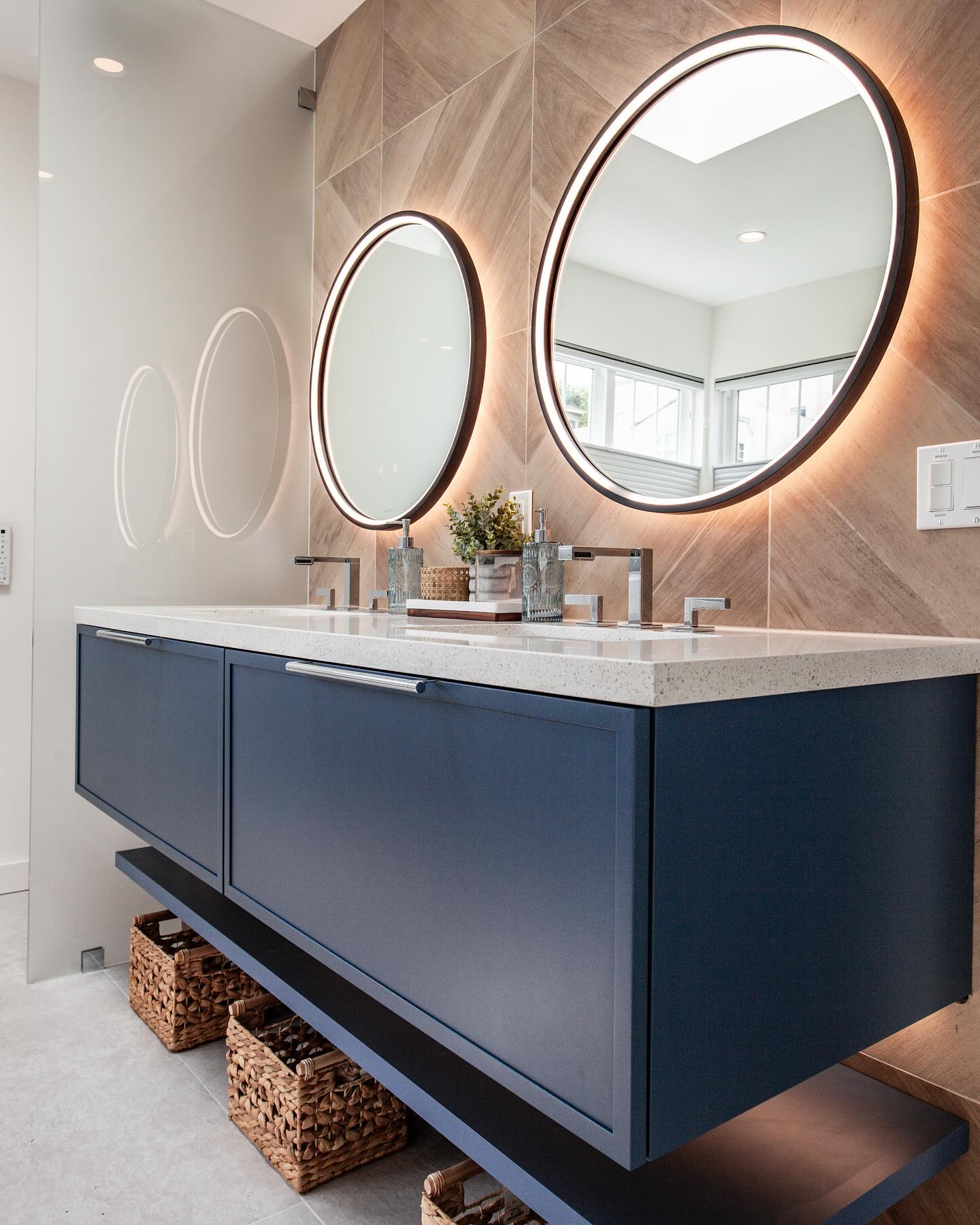 10. a Symphony Of Slate and Copper: the Unexpected Fusion In Modern Bath Design