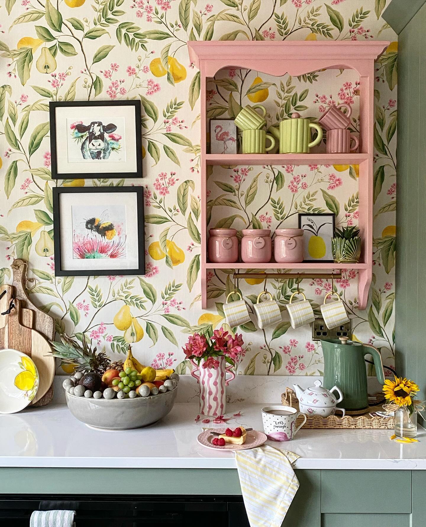 17. Whimsical Whisks and Rolling Pins: a Kitchen Artistry Display