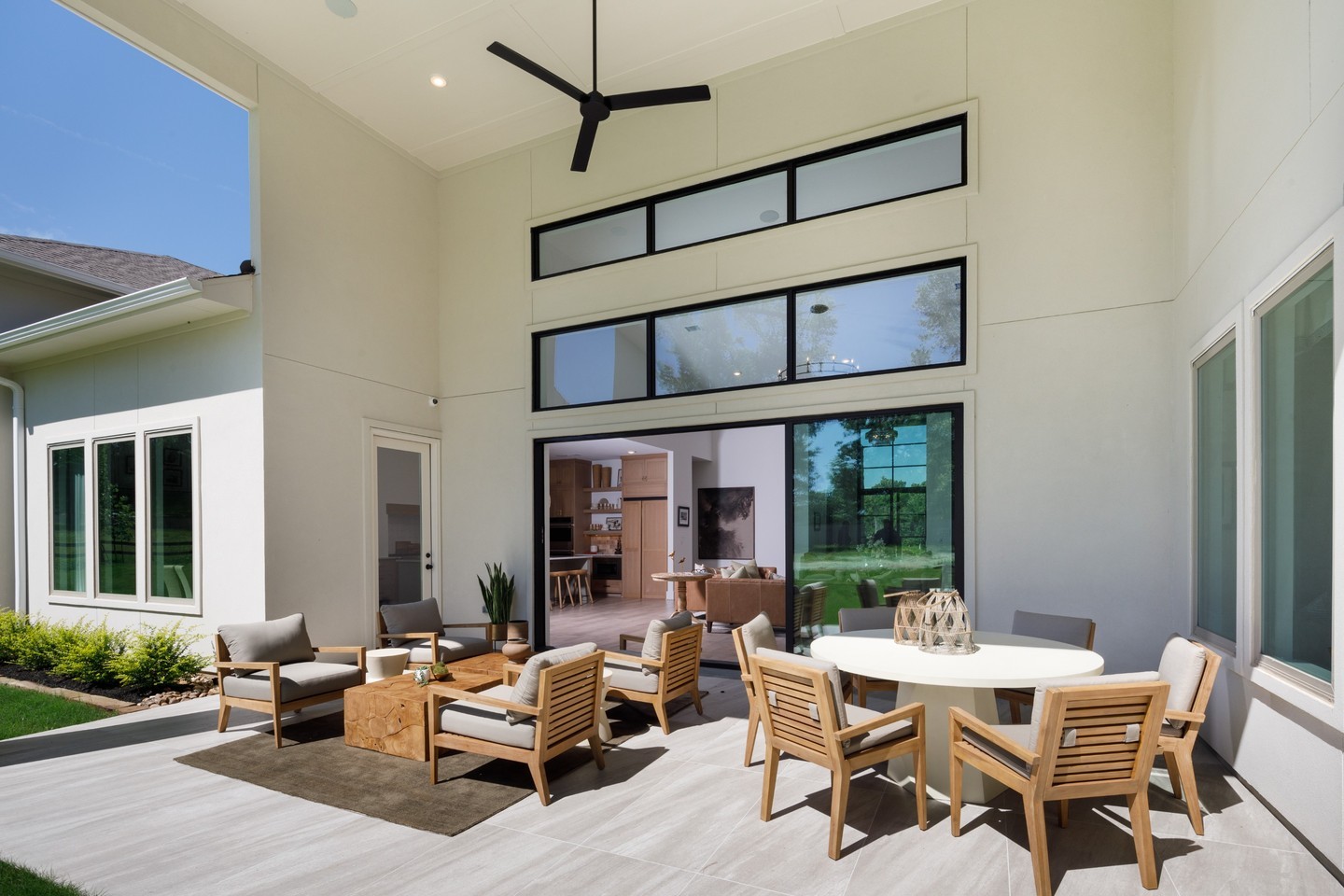 4. a Mosaic Of Stone and Wood: the Patio Where Nature Meets Craftsmanship
