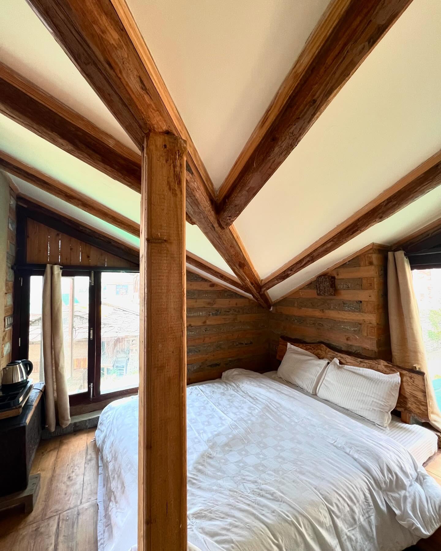 20. the Crimson Velvet Nook with Chessboard Parquet and Starry Skylight