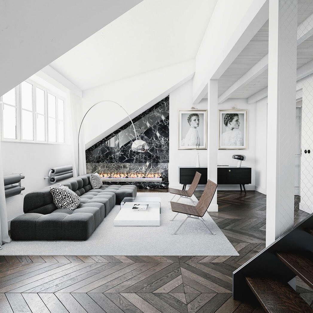 4. the Velvet Slipper Sofa and Starry Ceiling Attic Transformation
