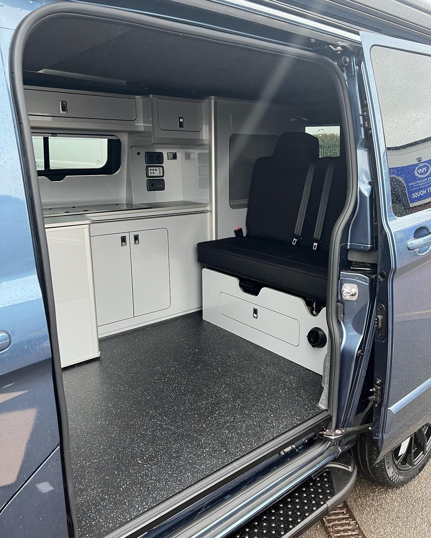 22. a Sunlit Haven with a Retro Wooden Hutch and Polka-dot Cushions