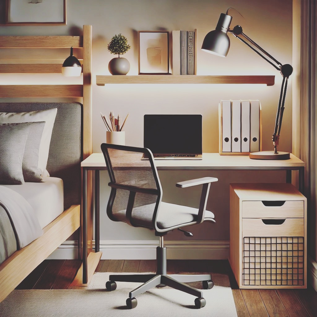 24. a Canopy Of Greenery Over a Vintage Desk Nook