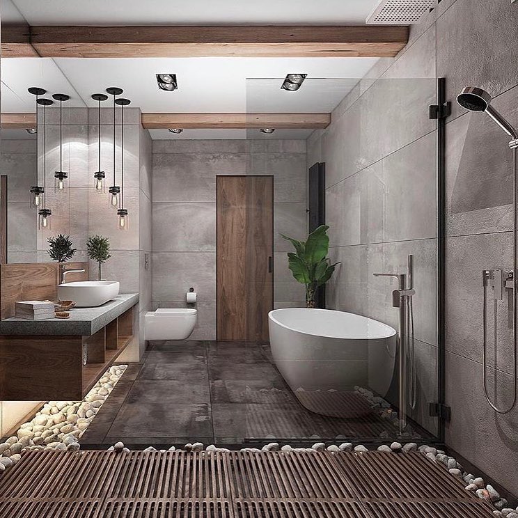 7. the Cascade Of Serenity: a Dual-tone Marble Mosaic with Subtle Gold Accents