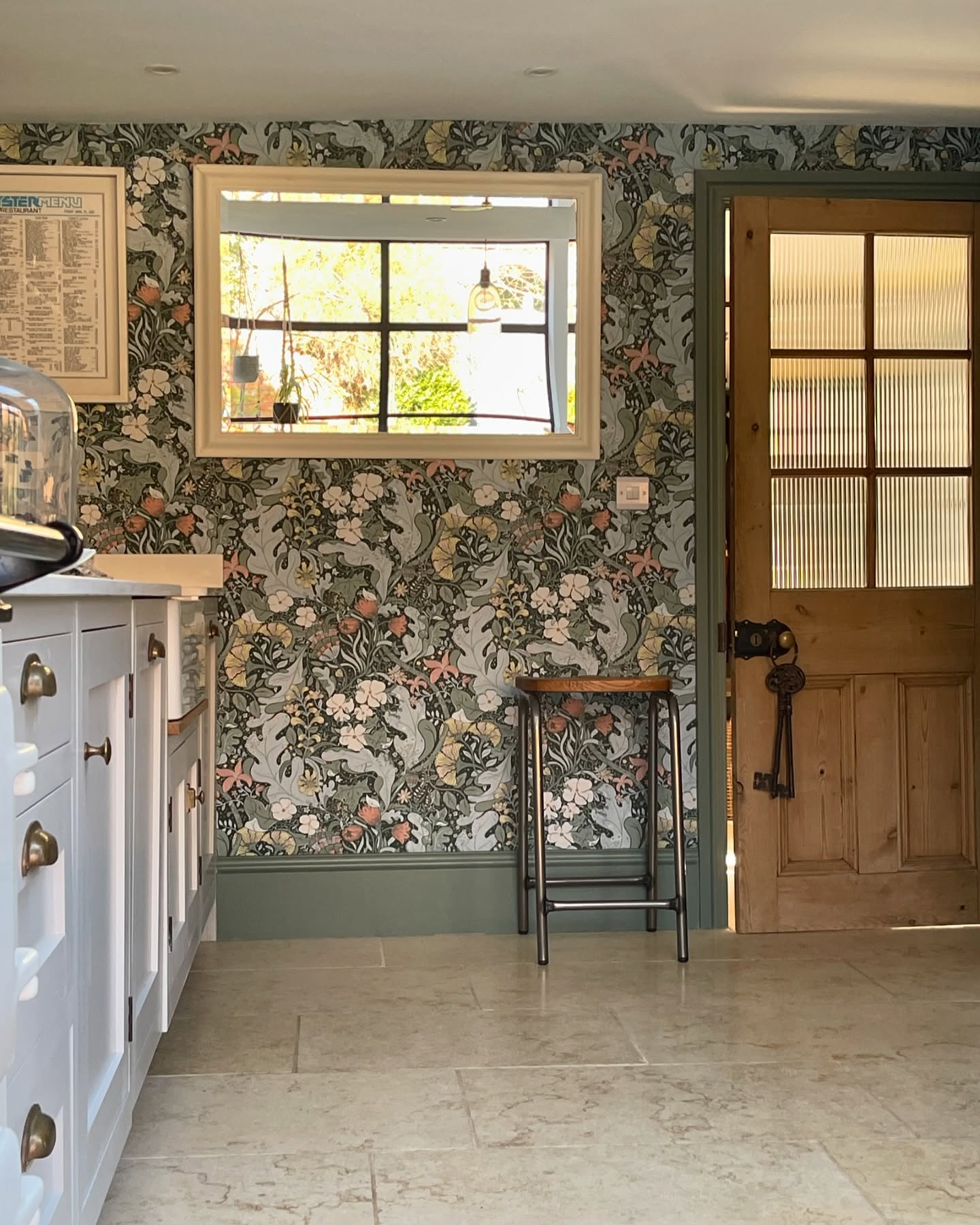 30. a Rustic Medley Of Mason Jars and Wildflowers Above the Stove