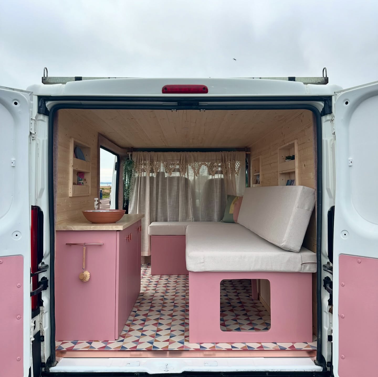 1. Vintage Suitcase Transformed Into a Compact Camper Nook