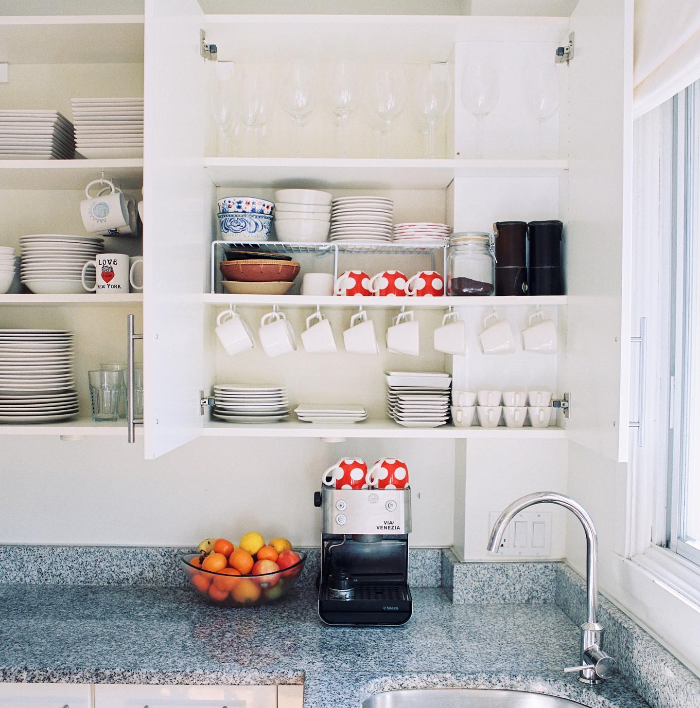 6. the Spice Rack Symphony with the Floating Shelf Ballet