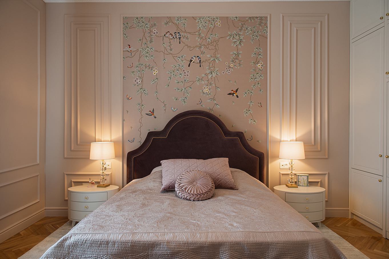 15. Moonlit Dreamscape: a Bedroom with Starry Canopy and Velvet Drapes