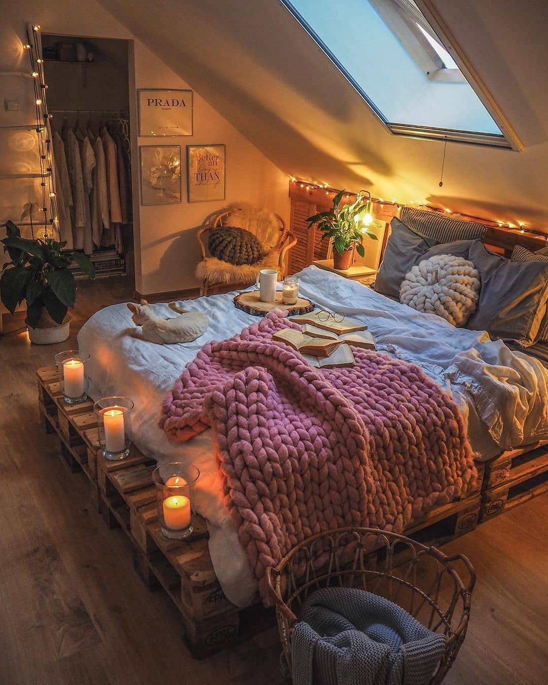 1. Bohemian Retreat with a Woven Canopy and Hanging Plants