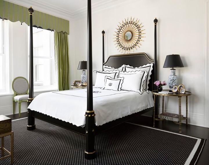 28. Moonlit Silhouettes and Geometric Shadows: a Bedroom Design