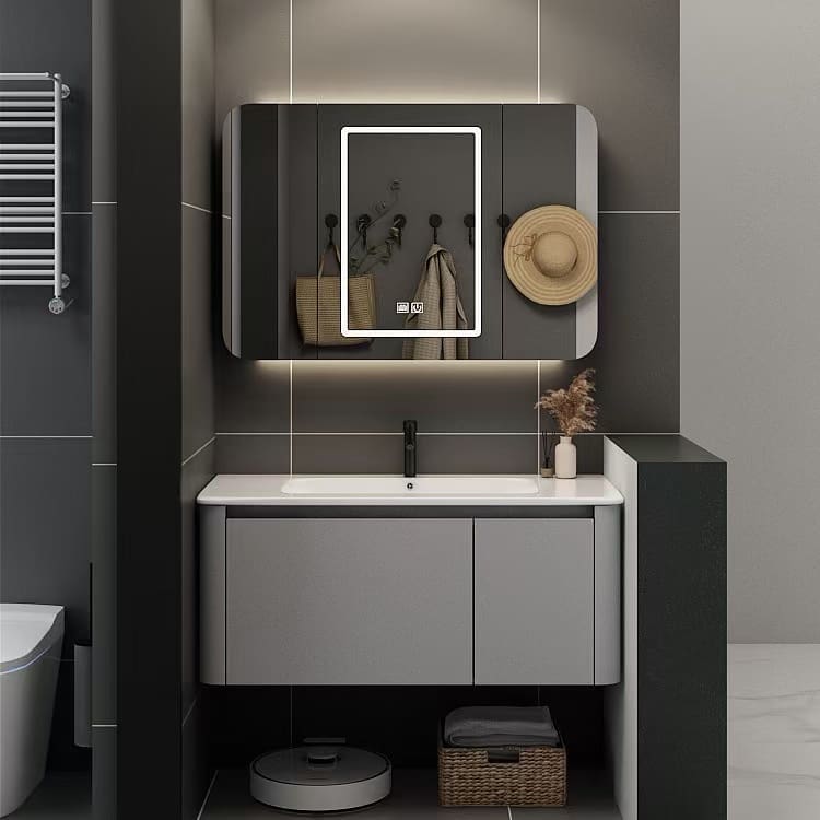 15. a Symphony Of Amber and Brass In a Compact Corner Cabinet