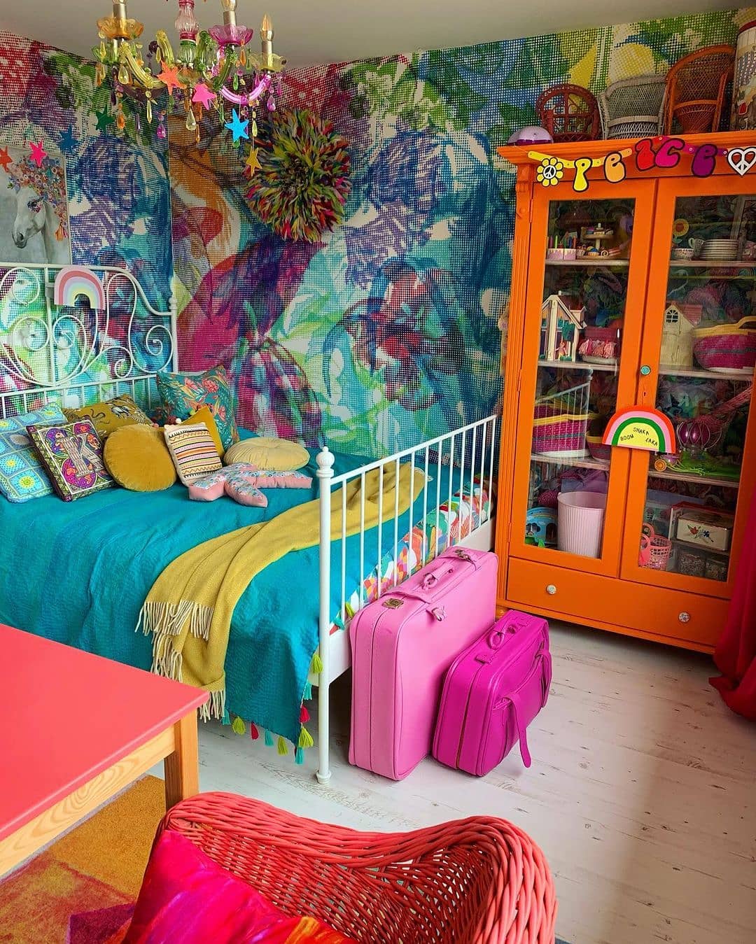 23. Velvet Canopy Dreams: a Tapestry Of Plum and Gold In Bohemian Bliss