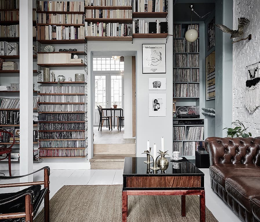 23. a Verdant Escape: Ferns and Foliage Among Classic Tomes