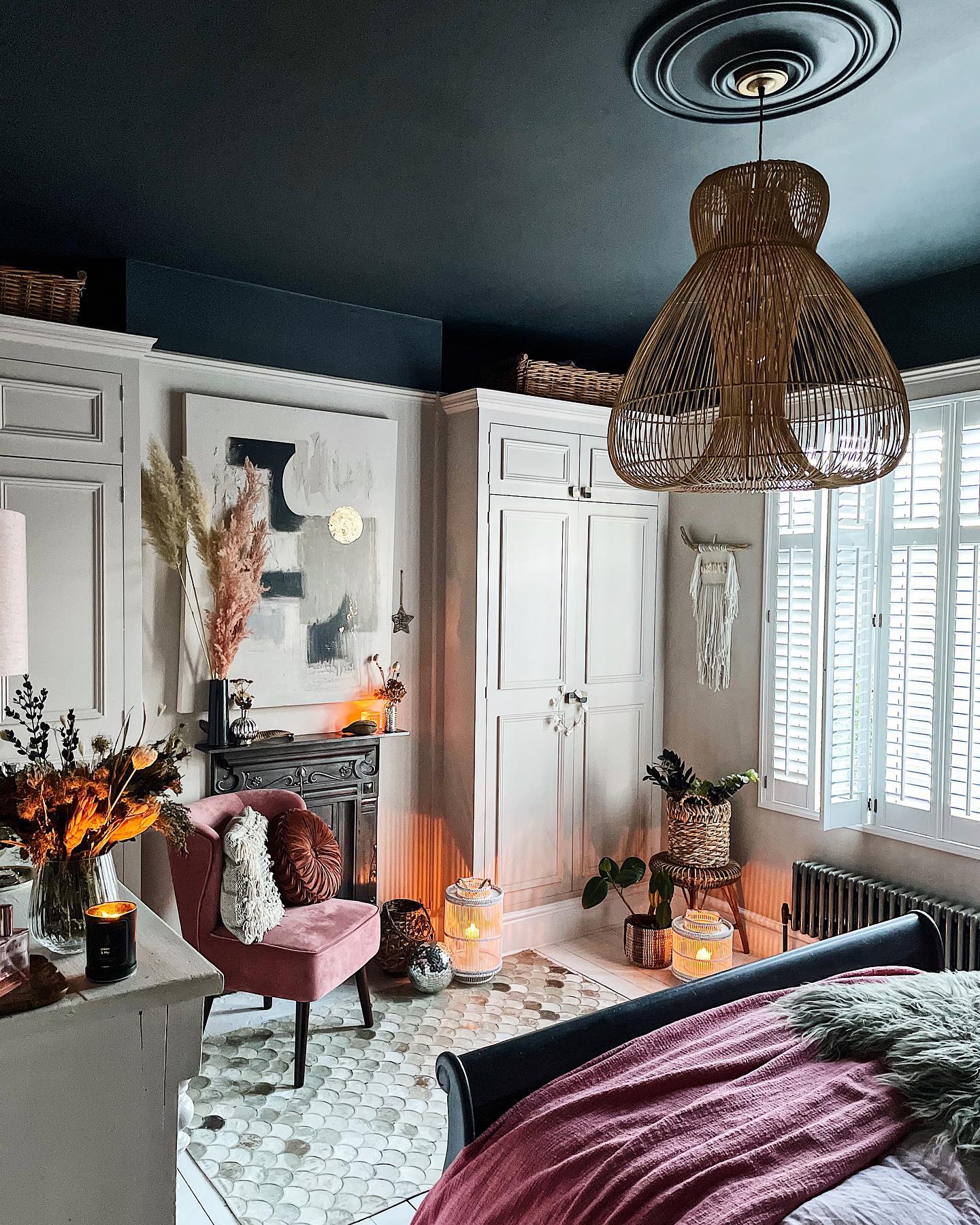 3. a Tapestry Of Dreams with Hanging Plants and Moroccan Lanterns
